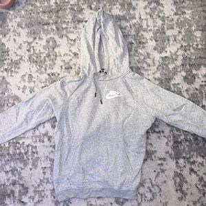 Gray Nike hoodie
